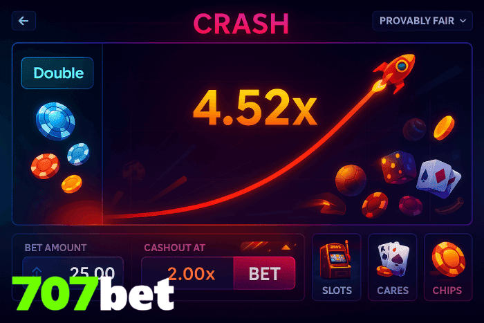 Jogo Crash Cassino 707BET apostas emocionantes