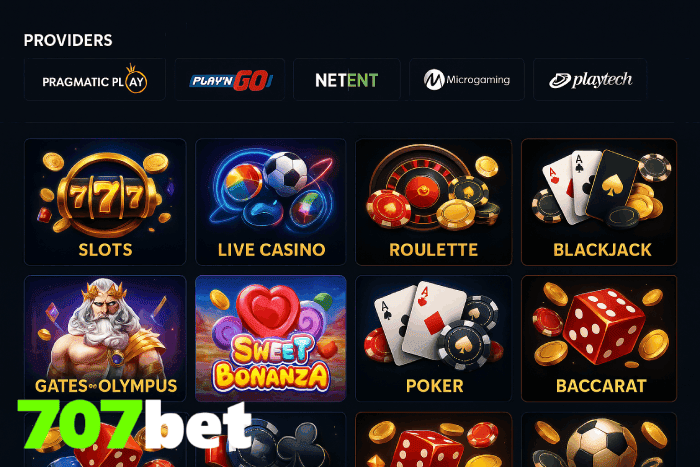 Jogos de cassino 707BET