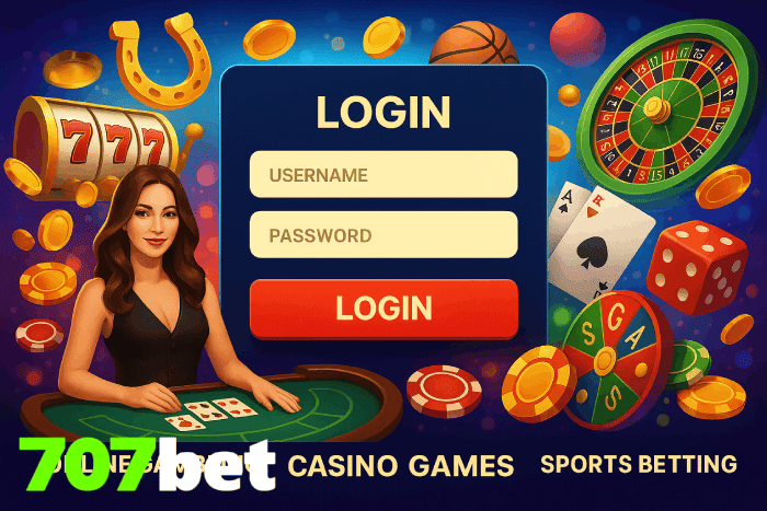 Acessar conta no Cassino 707BET Brasil